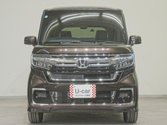 Ｎ－ＢＯＸカスタム Ｌターボ　インターナビドライブレコーダーＬＥＤオートライトオートハイビームパドルシフト両側電動スライドドアアダプティブクルーズコントロールサイドエアバッグサイドカーテンエアバッグ　地デジチューナー　ＰＳ　ＵＳＢ（3枚目）