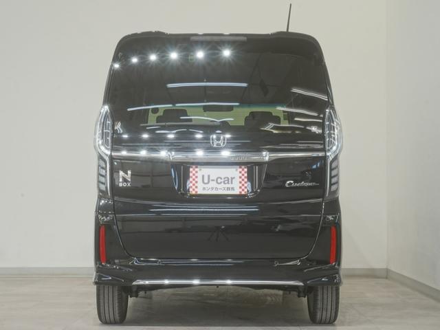 N-BOXカスタム Lターボ インターナビ 前後ドライブレコーダー シートヒーター 両側電動スライドドア 電子パーキング 渋滞追従機能付きACC 誤発進抑制機能 サイドエアバッグ・サイドカーテンエアバッグ アレルクリーンプラス(5枚目)