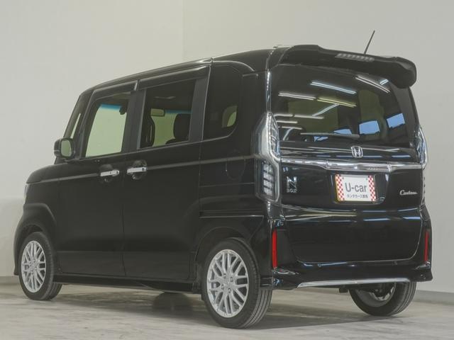 N-BOXカスタム Lターボ インターナビ 前後ドライブレコーダー シートヒーター 両側電動スライドドア 電子パーキング 渋滞追従機能付きACC 誤発進抑制機能 サイドエアバッグ・サイドカーテンエアバッグ アレルクリーンプラス(6枚目)