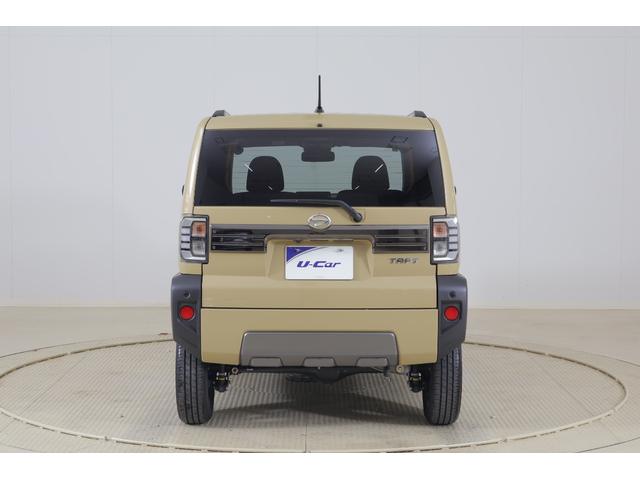 タフト Ｇ　ダーククロムベンチャー　４ＷＤ　衝突被害軽減ブレーキ　スマートキー　車線逸脱警報　オートハイビーム　シートヒーター　先行車発進告知機能　コーナーセンサー　ＬＥＤヘッドライト　電動格納ミラー　純正アルミ　アイドリングストップ　横滑り防止装置（39枚目）