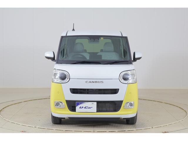 ムーヴキャンバス ストライプスＧ　４ＷＤ　衝突被害軽減ブレーキ　シートヒーター　スマートキー　車線逸脱警報　オートハイビーム　両側電動スライドドア　先行車発進告知機能　コーナーセンサー　電動格納ミラー　横滑り防止装置　ＬＥＤヘッドライト　保温機能付カップホルダー（36枚目）