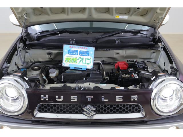 ハスラー Ｘ　４ＷＤ　衝突被害軽減ブレーキ　７型ＳＤナビ　地デジＴＶ　スマートキー　ＥＴＣ　車線逸脱警報　シートヒーター　先行車発進告知機能　ＨＩＤヘッドライト　Ｂｌｕｅｔｏｏｔｈ接続　アイドリングストップ　純正アルミ　ドライブレコーダー　横滑り防止装置　ホワイトルーフ（42枚目）