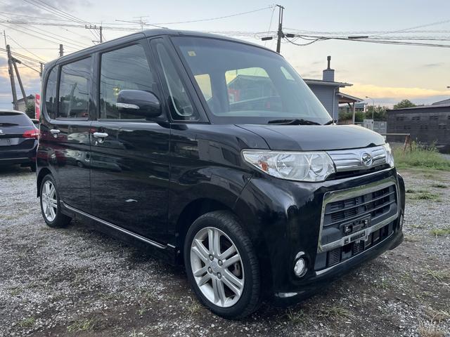 タント カスタムＲＳ　カスタムＲＳ　ターボ　ナビ　禁煙車　電動スライドドア　ＥＴＣ　ＨＩＤヘッドライト　ＴＶ　ナビゲーション　Ｂｌｕｅｔｏｏｔｈ　ウインカーミラー　ベンチシート　整備保証付（3枚目）