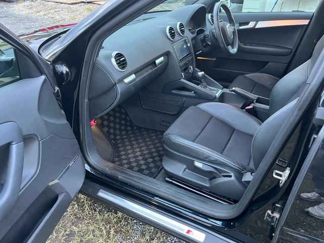 A3 スポーツバック1.4TFSI Sラインパッケージ スポーツサス RAYS18インチホイール 電子減衰力コントローラー Sラインバンパー Sライン専用シート SACHS PLUSサスペンションキット ナビTV Bカメラ ドラコーダー(14枚目)