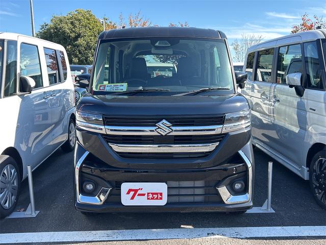 スペーシアカスタム ハイブリッドＸＳターボ　両側電動スライドドア　クリアランスソナー　オートクルーズコントロール　レーンアシスト　衝突被害軽減システム　オートライト　ＬＥＤヘッドランプ　スマートキー　アイドリングストップ　電動格納ミラー（13枚目）