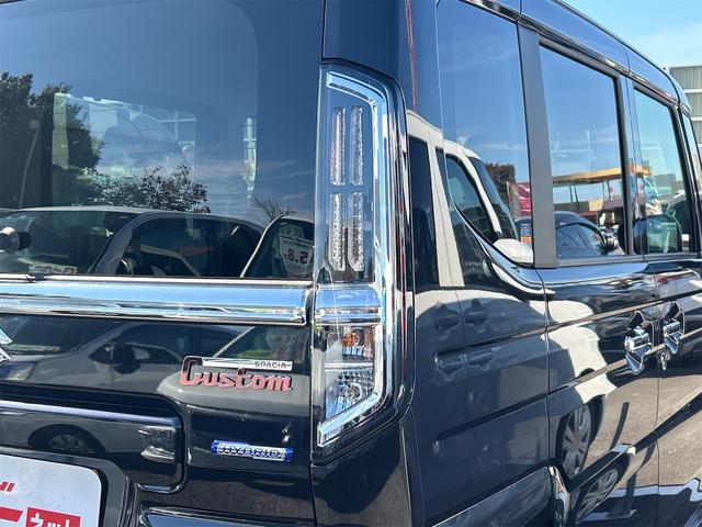 スペーシアカスタム ハイブリッドＸＳターボ　両側電動スライドドア　クリアランスソナー　オートクルーズコントロール　レーンアシスト　衝突被害軽減システム　オートライト　ＬＥＤヘッドランプ　スマートキー　アイドリングストップ　電動格納ミラー（17枚目）