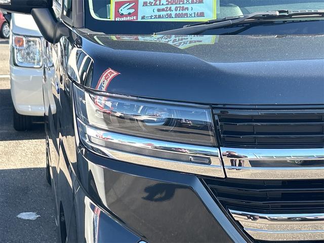 スペーシアカスタム ハイブリッドＸＳターボ　両側電動スライドドア　クリアランスソナー　オートクルーズコントロール　レーンアシスト　衝突被害軽減システム　オートライト　ＬＥＤヘッドランプ　スマートキー　アイドリングストップ　電動格納ミラー（33枚目）