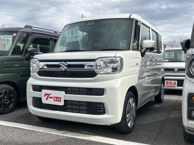 スペーシア ハイブリッドＧ　両側スライドドア　衝突被害軽減システム　オートライト　ＬＥＤヘッドランプ　スマートキー　アイドリングストップ　電動格納ミラー　ベンチシート　ＣＶＴ　盗難防止システム　ＡＢＳ　ＥＳＣ（12枚目）