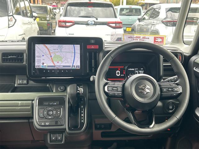スペーシアギア ハイブリッドＸＺ　ターボ　４ＷＤ　ＥＴＣ　全周囲カメラ　両側電動スライドドア　ナビ　ＴＶ　クリアランスソナー　オートクルーズコントロール　レーンアシスト　衝突被害軽減システム　オートライト　ＬＥＤヘッドランプ（3枚目）