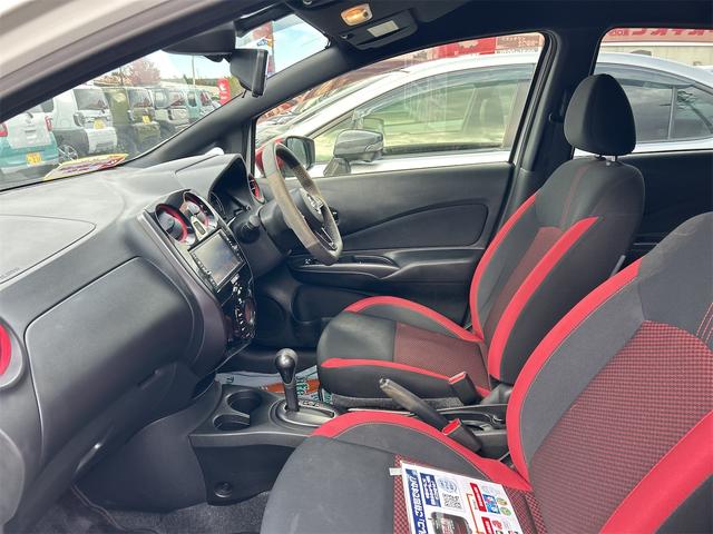 ノート ニスモ　全周囲カメラ　ナビ　ＴＶ　レーンアシスト　衝突被害軽減システム　アルミホイール　オートライト　スマートキー　アイドリングストップ　電動格納ミラー　ＣＶＴ　盗難防止システム（34枚目）