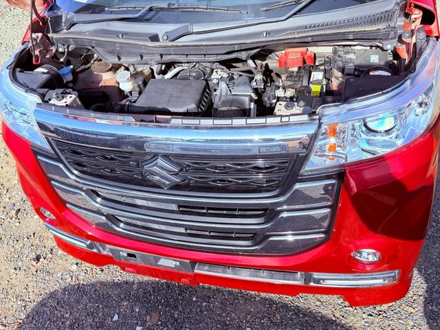 スペーシアカスタムＺ ターボ　２年車検付き盗難防止システム衝突安全ボディー頸部衝突緩和ヘットレスＨＩＤオートヘッドライトベンチシートフルフラットシートヒーターＢＬＵＥＴＯＯＴＨ接続付きナビ電動格納ミラーバックカメラ付きスマートキー（36枚目）