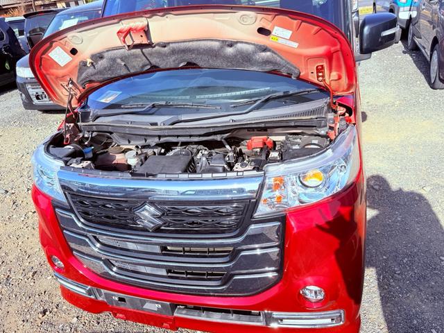 スペーシアカスタムＺ ターボ　２年車検付き盗難防止システム衝突安全ボディー頸部衝突緩和ヘットレスＨＩＤオートヘッドライトベンチシートフルフラットシートヒーターＢＬＵＥＴＯＯＴＨ接続付きナビ電動格納ミラーバックカメラ付きスマートキー（37枚目）