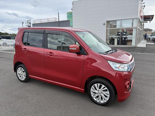 ワゴンRスティングレー X 衝突軽減ブレーキ 横滑り防止装置 シートヒーター アイドリングストップ パーキングスタート 純正ナビ ワンセグ 電動格納ミラー オートライト ベンチシート 純正アルミホイール(7枚目)