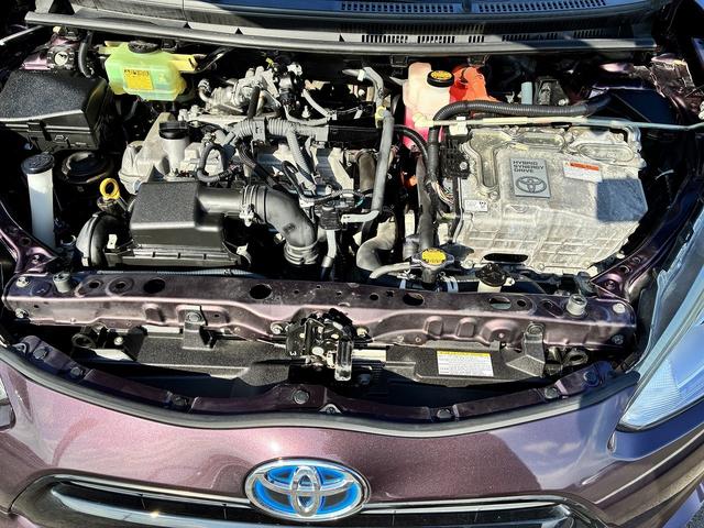 アクア S 横滑り防止ブレーキ アイドリングストップ USB ETC アイドリングストップ シートヒーター オートライト 電動格納ミラー パーキングスタート フルセグ(58枚目)