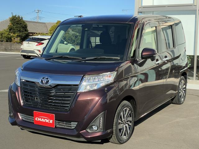 ルーミー Ｇ－Ｔ　衝突軽減ブレーキ　コーナーセンサー　両側スライドドア　ＬＥＤ　クルーズコントロール　ステアリングスイッチ　横滑り防止装置　オートライト　純正アルミ１４インチ　電動格納ミラー　フォグランプ　スマートキー（4枚目）