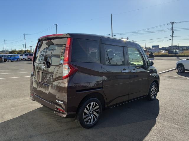 ルーミー Ｇ－Ｔ　衝突軽減ブレーキ　コーナーセンサー　両側スライドドア　ＬＥＤ　クルーズコントロール　ステアリングスイッチ　横滑り防止装置　オートライト　純正アルミ１４インチ　電動格納ミラー　フォグランプ　スマートキー（8枚目）