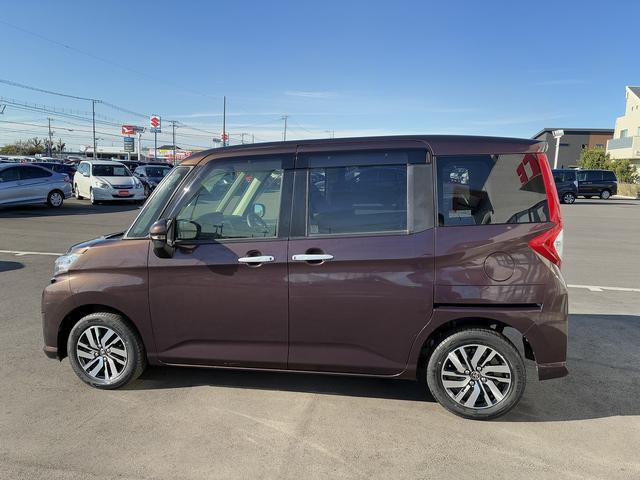 ルーミー Ｇ－Ｔ　衝突軽減ブレーキ　コーナーセンサー　両側スライドドア　ＬＥＤ　クルーズコントロール　ステアリングスイッチ　横滑り防止装置　オートライト　純正アルミ１４インチ　電動格納ミラー　フォグランプ　スマートキー（11枚目）