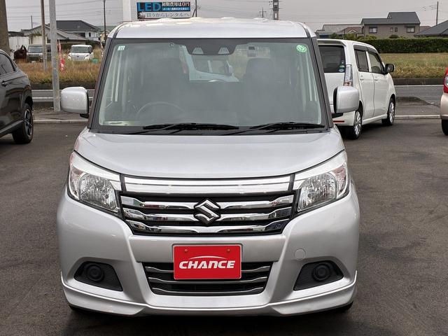 ソリオ ハイブリッドＭＸ　レンタアップ　ＳＤナビ　衝突軽減ブレーキ　バックカメラ　ＥＴＣ　ＢＴ　コーナーセンサー　クルーズコントロール　レーンアシスト　横滑り防止装置　片側電動スライドドア　パーキングアシスト　純正アルミ１５（5枚目）