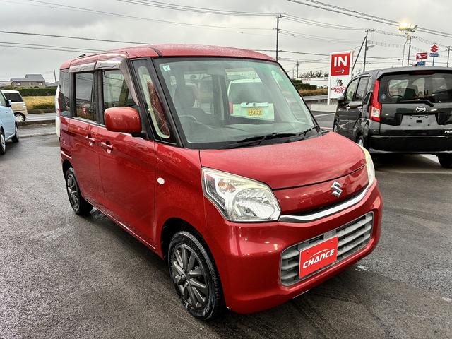 スペーシア G アイドリングストップ バックカメラ USB シートヒーター 電動格納ミラー スライドドア 純正アルミホイール ベンチシート パーキングスタート フルセグTV CD(6枚目)