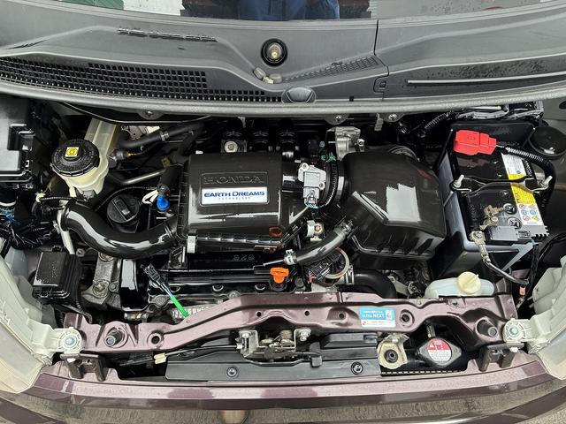 Ｎ－ＢＯＸ Ｇ・Ｌパッケージ　横滑り防止装置　アイドリングストップ　純正ナビ　バックカメラ　ＵＳＢ　ＥＴＣ　電動格納ミラー　片側電動スライドドア　ベンチシート　社外アルミホイール　フロアマット（56枚目）