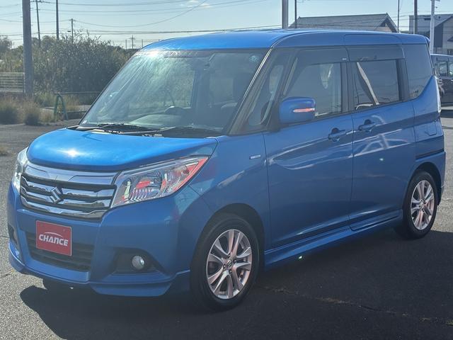 ソリオ ハイブリッドMZ SDナビ フルセグTV 衝突軽減ブレーキ ETC 両側電動スライドドア 後席モニター ドラレコ レーンアシスト ステアリングスイッチ クルーズコントロール フォグランプ オートライト サイドエアバッグ(4枚目)