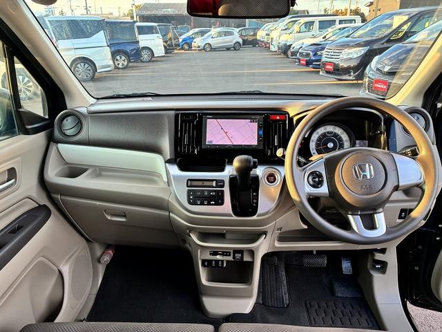 N-WGN G SSパッケージ 純正ナビ ワンセグTV BT Bカメラ ETC ドライブレコーダー 横滑り防止装置 ステアリングスイッチ CD カーテンエアバック USB プッシュスタート ベンチシート(3枚目)