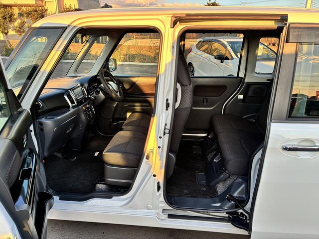 スペーシアカスタム XSターボ 社外ナビ アイドリングストップ ETC クルーズコントロール スマートキー プッシュスタート シートヒーター 電動格納ミラー 両側電動スライドドア LEDヘッドライト オートライト(12枚目)