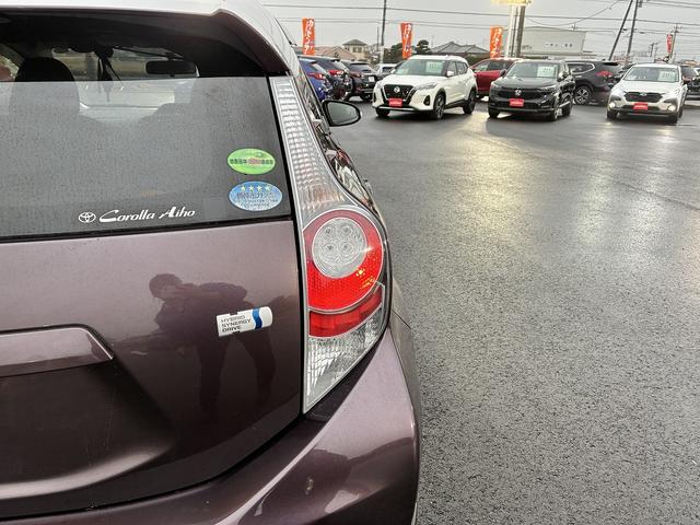 アクア Ｇ　純正ナビ　バックカメラ　ＥＴＣ　パーキングスタート　電動格納ミラー　アイドリングストップ　フォグランプ　オートライト　ＡＵＸ　ＣＤ　ワンセグＴＶ（53枚目）