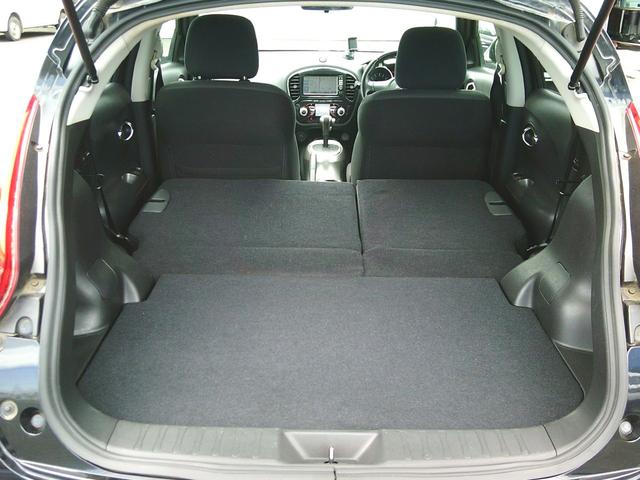 ジューク １５ＲＸ　タイプＶ　ＥＴＣ　バックカメラ　ナビ　ＴＶ　オートライト　アルミホイール　スマートキー　電動格納ミラー　ＣＶＴ　盗難防止システム　衝突安全ボディ　Ｂｌｕｅｔｏｏｔｈ　ＡＢＳ　エアコン　パワーステアリング（17枚目）