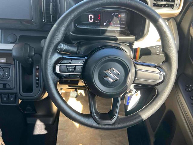 スペーシア ハイブリッドＸ　両側電動スライドドア　クリアランスソナー　オートライト　スマートキー　アイドリングストップ　電動格納ミラー　シートヒーター　ＣＶＴ　ＥＳＣ　オットマン　エアコン　パワーステアリング（3枚目）