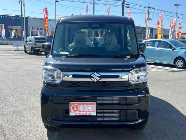 スペーシア ハイブリッドＸ　両側電動スライドドア　クリアランスソナー　オートライト　スマートキー　アイドリングストップ　電動格納ミラー　シートヒーター　ＣＶＴ　ＥＳＣ　オットマン　エアコン　パワーステアリング（13枚目）