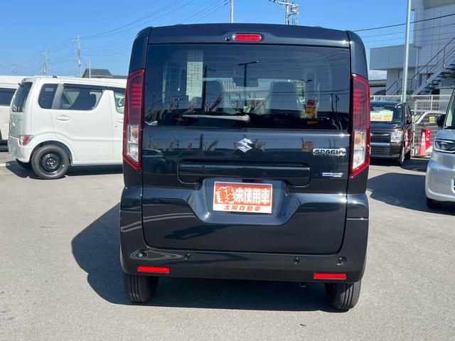 スペーシア ハイブリッドＸ　両側電動スライドドア　クリアランスソナー　オートライト　スマートキー　アイドリングストップ　電動格納ミラー　シートヒーター　ＣＶＴ　ＥＳＣ　オットマン　エアコン　パワーステアリング（17枚目）