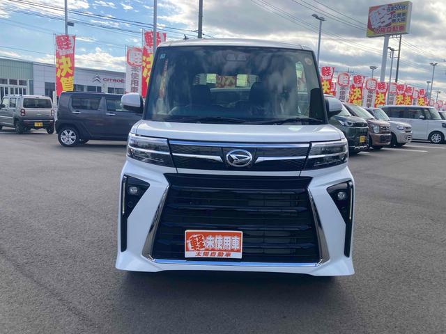 タント カスタムX バックカメラ 両側電動スライドドア クリアランスソナー 衝突被害軽減システム オートライト スマートキー アイドリングストップ 電動格納ミラー シートヒーター CVT ESC USB アルミホイール(12枚目)