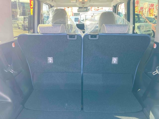 ムーヴキャンバス ストライプスＧ　両側電動スライドドア　クリアランスソナー　衝突被害軽減システム　オートライト　スマートキー　アイドリングストップ　電動格納ミラー　シートヒーター　ベンチシート　ＣＶＴ　ＥＳＣ　エアコン（19枚目）