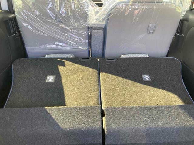 ムーヴキャンバス ストライプスＧ　両側電動スライドドア　クリアランスソナー　衝突被害軽減システム　オートライト　スマートキー　アイドリングストップ　電動格納ミラー　シートヒーター　ベンチシート　ＣＶＴ　ＥＳＣ　エアコン（27枚目）