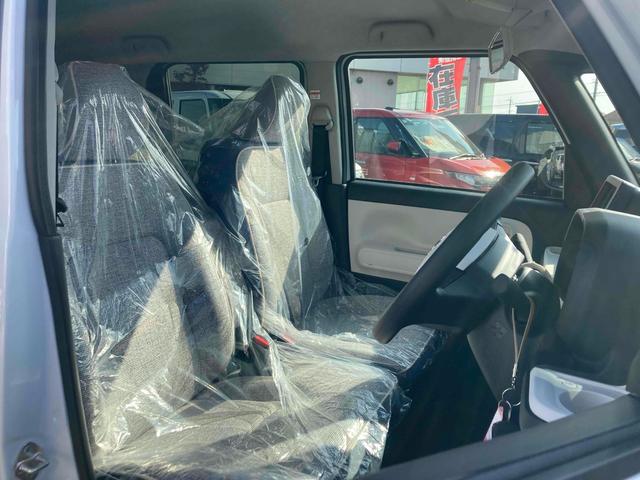 ムーヴキャンバス ストライプスＧ　両側電動スライドドア　クリアランスソナー　衝突被害軽減システム　オートライト　スマートキー　アイドリングストップ　電動格納ミラー　シートヒーター　ベンチシート　ＣＶＴ　ＥＳＣ　エアコン（35枚目）