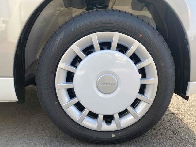 ムーヴキャンバス ストライプスＧ　両側電動スライドドア　クリアランスソナー　衝突被害軽減システム　オートライト　スマートキー　アイドリングストップ　電動格納ミラー　シートヒーター　ベンチシート　ＣＶＴ　ＥＳＣ　エアコン（19枚目）