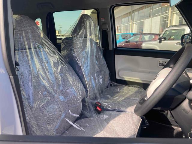 ムーヴキャンバス ストライプスＧ　両側電動スライドドア　クリアランスソナー　衝突被害軽減システム　オートライト　スマートキー　アイドリングストップ　電動格納ミラー　シートヒーター　ベンチシート　ＣＶＴ　ＥＳＣ　エアコン（48枚目）