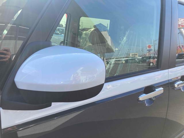 ムーヴキャンバス ストライプスＧ　両側電動スライドドア　クリアランスソナー　衝突被害軽減システム　オートライト　スマートキー　アイドリングストップ　電動格納ミラー　シートヒーター　ベンチシート　ＣＶＴ　ＡＢＳ　ＥＳＣ　エアコン（22枚目）