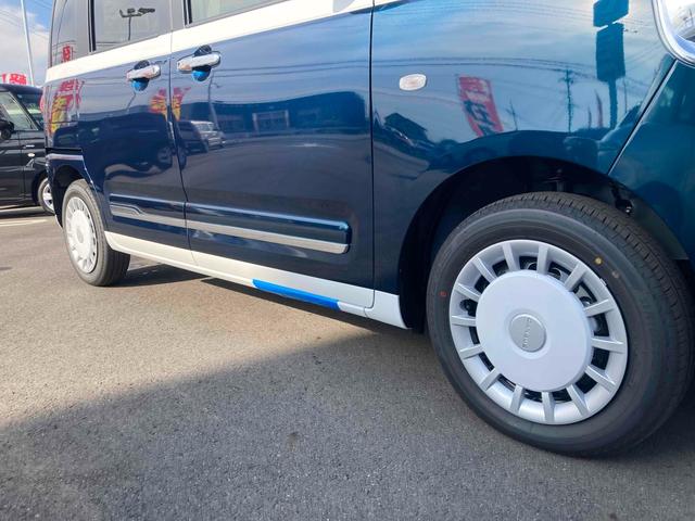 ムーヴキャンバス ストライプスＧ　両側電動スライドドア　クリアランスソナー　衝突被害軽減システム　オートライト　スマートキー　アイドリングストップ　電動格納ミラー　シートヒーター　ベンチシート　ＣＶＴ　ＡＢＳ　ＥＳＣ　エアコン（29枚目）