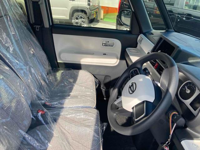 ムーヴキャンバス ストライプスＧ　両側電動スライドドア　クリアランスソナー　衝突被害軽減システム　オートライト　スマートキー　アイドリングストップ　電動格納ミラー　シートヒーター　ベンチシート　ＣＶＴ　ＡＢＳ　ＥＳＣ　エアコン（36枚目）