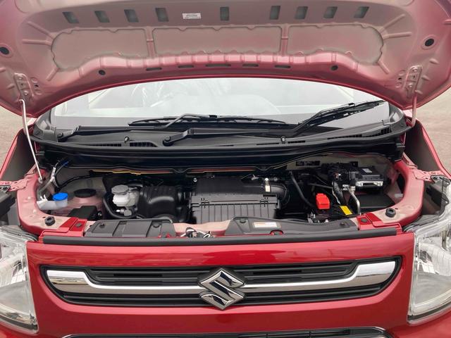 ワゴンＲ 　クリアランスソナー　レーンアシスト　衝突被害軽減システム　オートライト　スマートキー　電動格納ミラー　シートヒーター　ベンチシート　ＣＶＴ　ＥＳＣ　エアコン　パワーステアリング　パワーウィンドウ（28枚目）