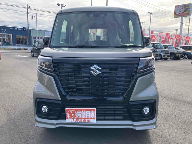 スペーシアベース ＧＦ　両側スライドドア　クリアランスソナー　レーンアシスト　衝突被害軽減システム　オートライト　スマートキー　アイドリングストップ　電動格納ミラー　シートヒーター　ＡＴ　ＥＳＣ　エアコン　パワーステアリング（12枚目）