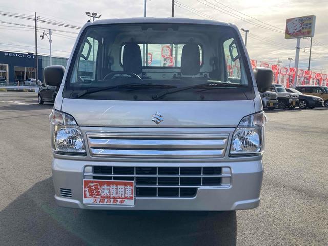 キャリイトラック 　４ＷＤ　ＡＴ　衝突被害軽減システム　クリアランスソナー　レーンアシスト　アイドリングストップ　オートライト　ＥＳＣ　エアコン　パワーステアリング　パワーウィンドウ（2枚目）