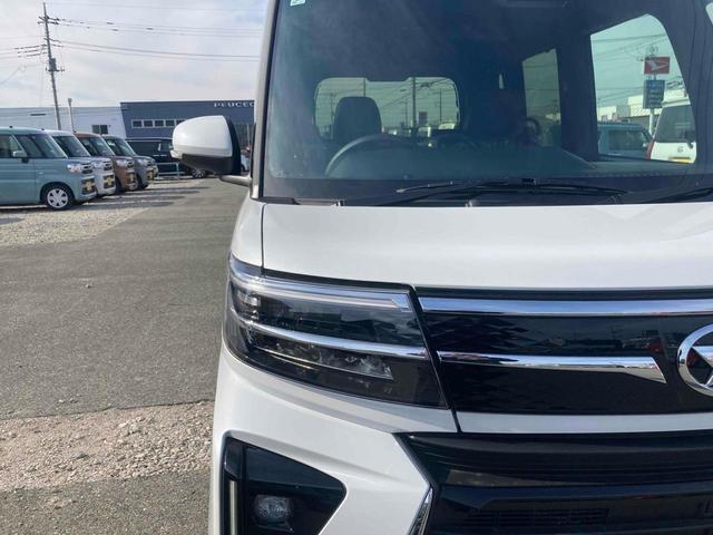 タント カスタムX バックカメラ 両側電動スライドドア クリアランスソナー 衝突被害軽減システム オートライト LEDヘッドランプ スマートキー アイドリングストップ 電動格納ミラー シートヒーター CVT(43枚目)