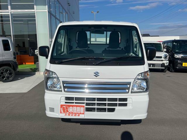 キャリイトラック ＫＣ　軽トラック　三方開　ＭＴ　衝突被害軽減システム　クリアランスソナー　レーンアシスト　アイドリングストップ　オートライト　ＥＳＣ　エアコン　パワーウィンドウ　運転席エアバッグ　助手席エアバッグ（12枚目）