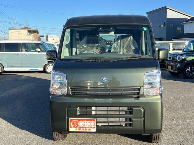 エブリイ PC 両側スライドドア クリアランスソナー レーンアシスト 衝突被害軽減システム オートライト スマートキー アイドリングストップ 電動格納ミラー シートヒーター CVT ESC エアコン(12枚目)