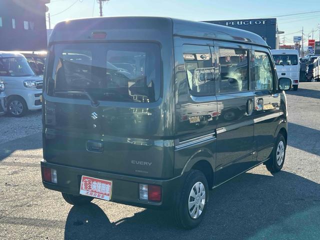 エブリイ PC 両側スライドドア クリアランスソナー レーンアシスト 衝突被害軽減システム オートライト スマートキー アイドリングストップ 電動格納ミラー シートヒーター CVT ESC エアコン(15枚目)