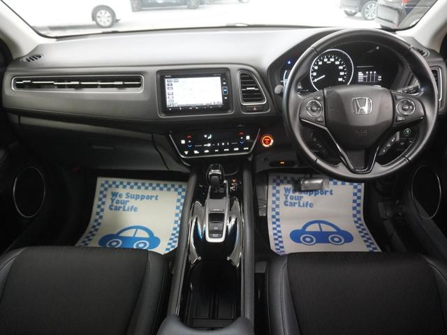 ヴェゼル ハイブリッドZ・ホンダセンシング インターナビシートヒーターLEDオートライトサイドエアバッグサイドカーテンエアバッグアダプティブクルーズコントロールレーンキープアシストルーフレール レーダーサポート Pセンサー DVD再生機能(15枚目)