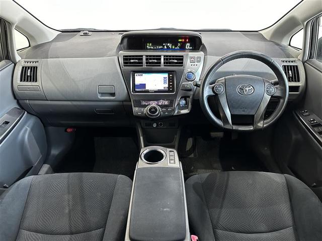 プリウスα S チューン ブラック PW LEDライト 地デジTV DVD再生機能 メモリナビ セキュリティー ETC付き 横滑り防止 スマートキープッシュスタート TVナビ キーレスエントリー サイドカーテンエアバック アルミホイール(8枚目)